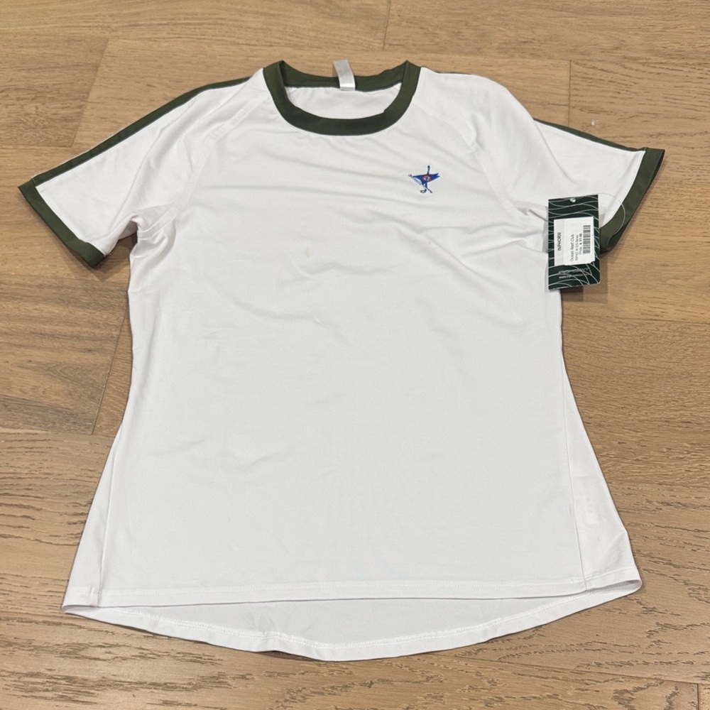 INPHORM NWT Ocean Reef Club White short sleeve top